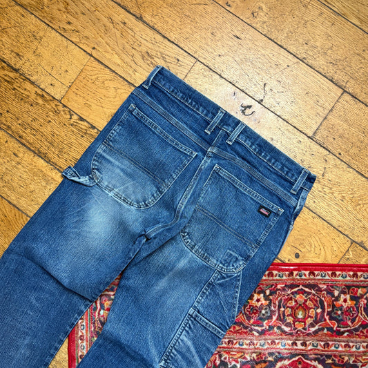Vintage Dickies Workwear Carpenter Straight Blue Jeans - 36R