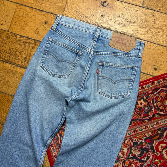 Vintage Levis 501 Straight Blue Denim Jeans - 30L