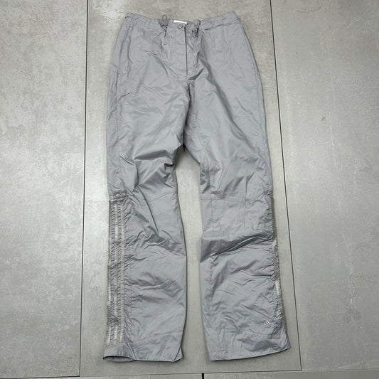 Vintage Adidas Grey Baggy Tracksuit Sweatpants Track Pants Bottoms - M