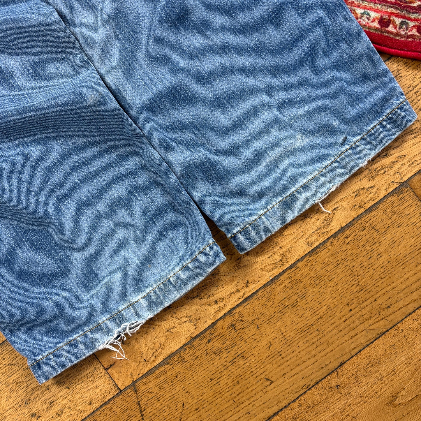 Vintage Phat Farm Blue Carpenter Embroidered Y2K Hip Hop Baggy Jeans - 36