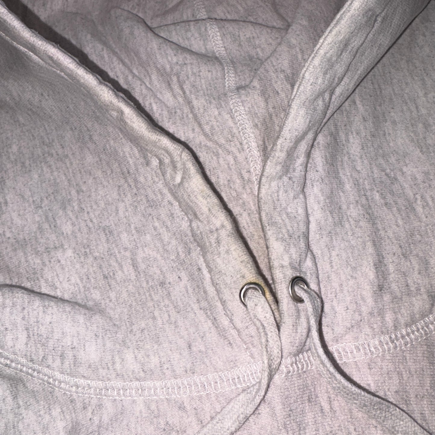 Vintage Supreme Grey Embroidered Hoodie Sweatshirt - XL