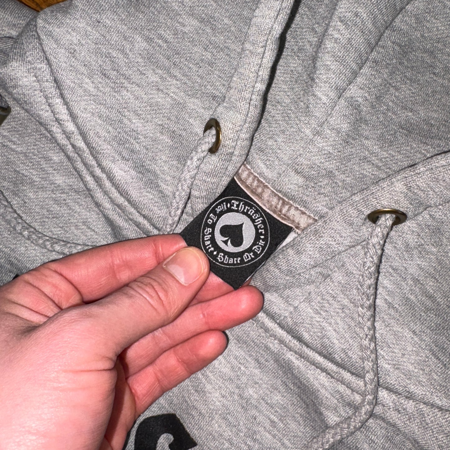 Vintage Thrasher Grey Skate Sweatshirt - M