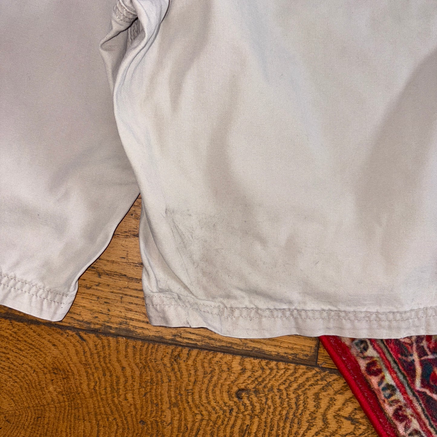 Vintage Carhartt Cream Workwear Baggy Carpenter Shorts - 38