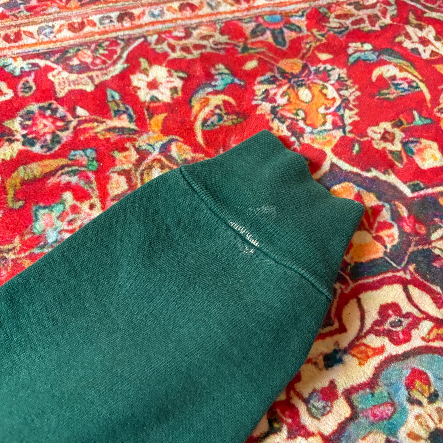 Vintage 90s Timberland Green Embroidered Sweatshirt - XL