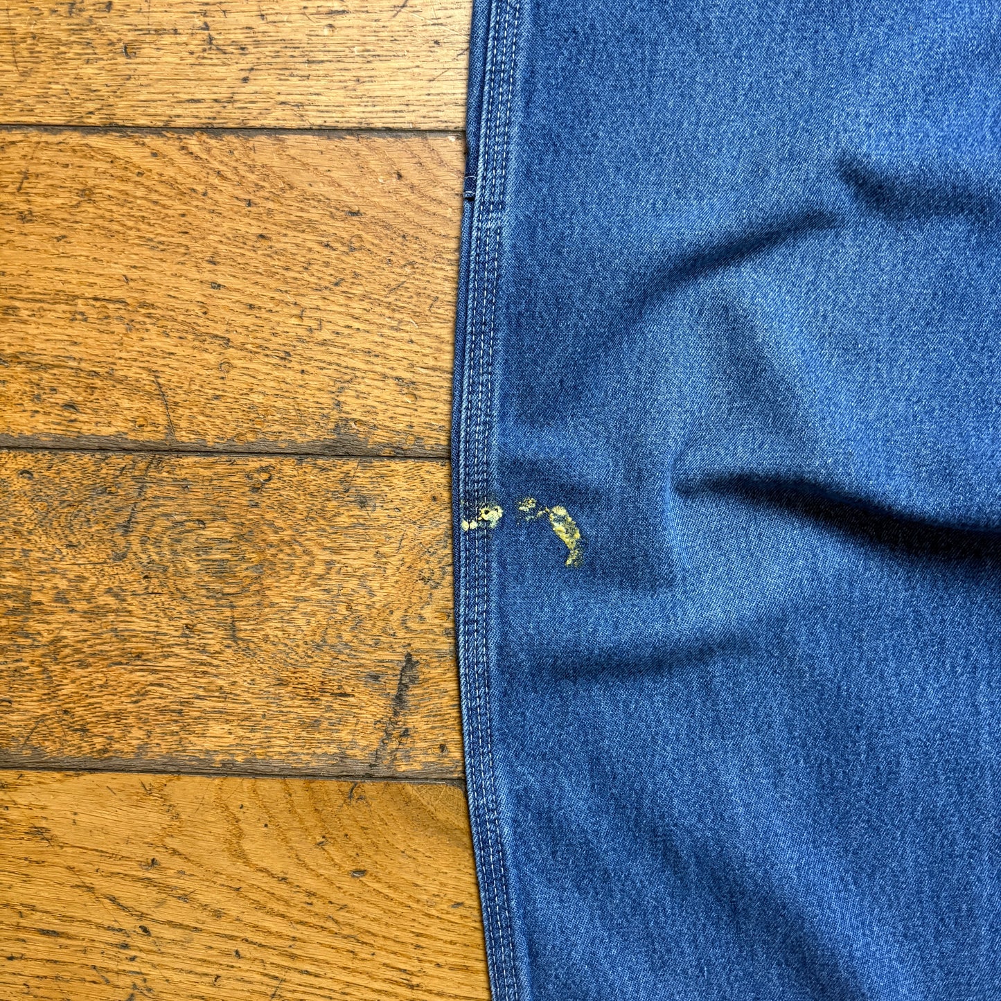 Vintage Carhartt Workwear Carpenter Baggy Blue Jeans - 30L