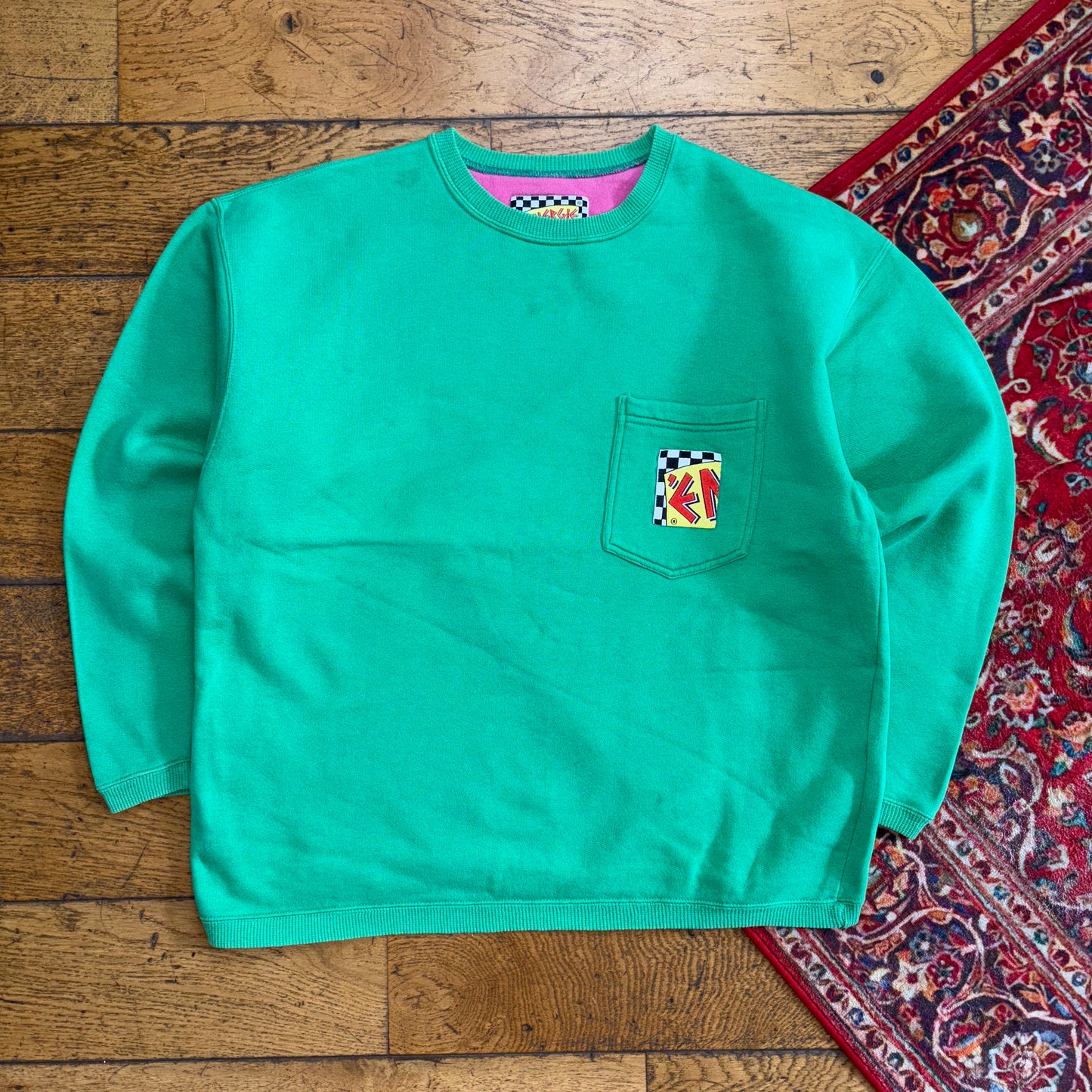 Vintage 90s Energie Skate Green Sweatshirt - M