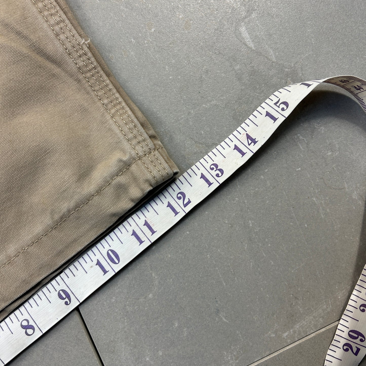 Vintage Wrangler Cream Workwear Carpenter Baggy Shorts - 40