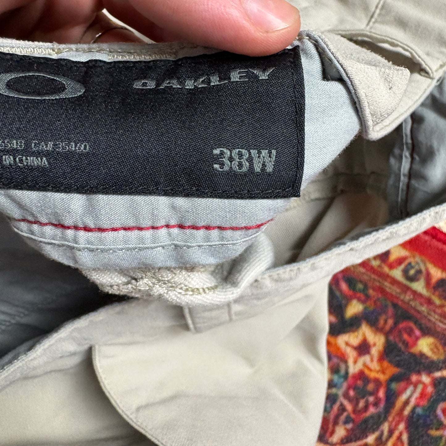 Vintage Oakley Cream Hiking Shorts Jorts - 40