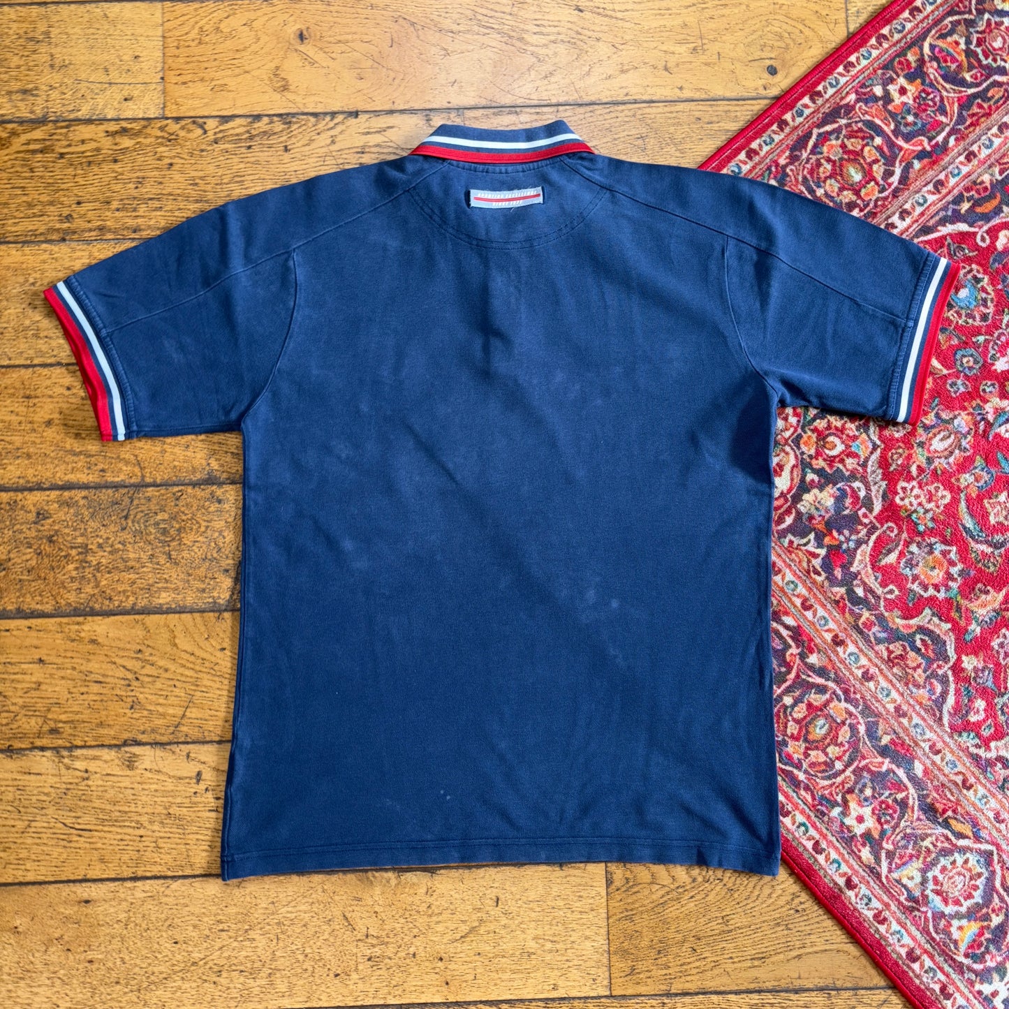 Vintage Nike Navy Y2K Polo Shirt - S