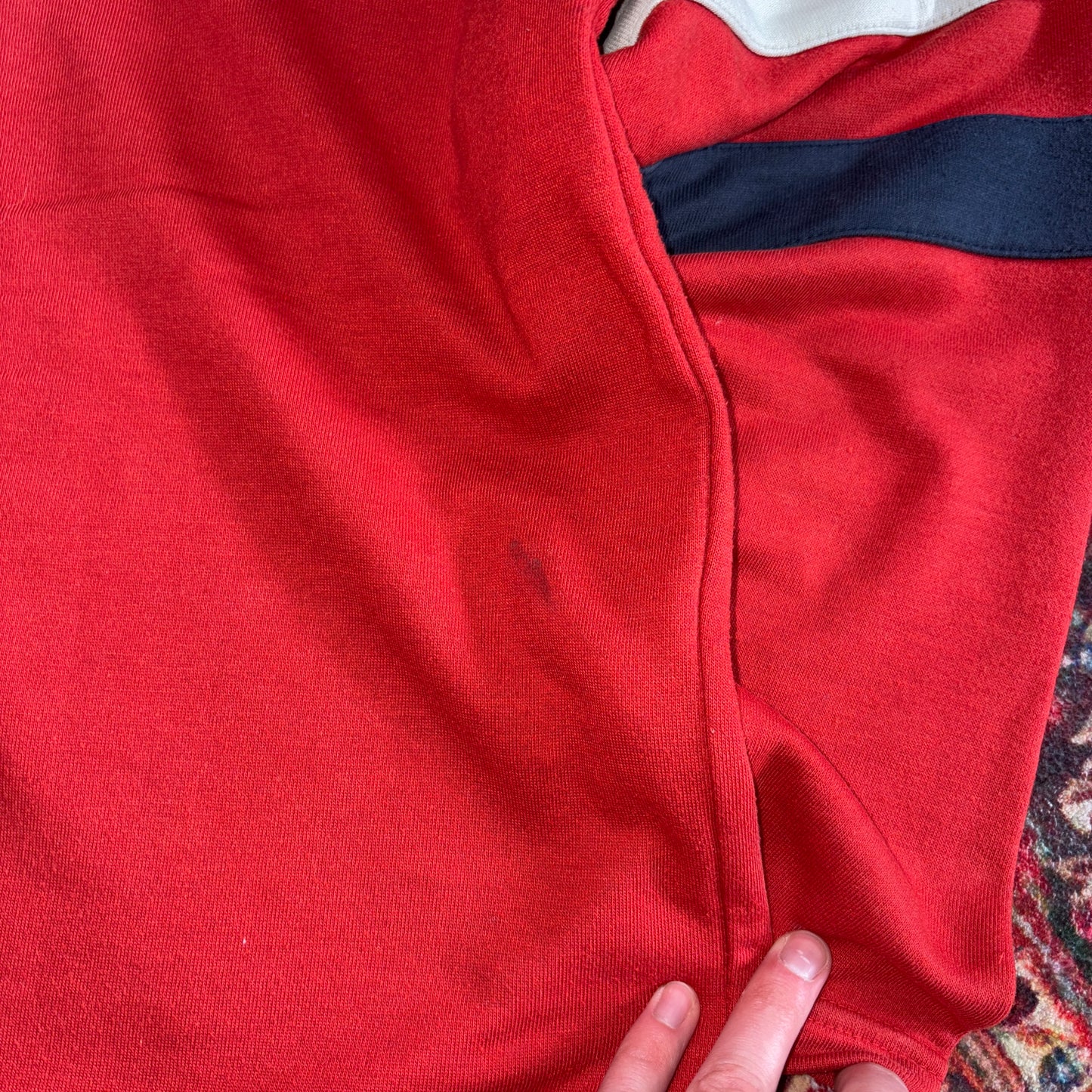 Vintage Reebok Red Embroidered Sweatshirt - S