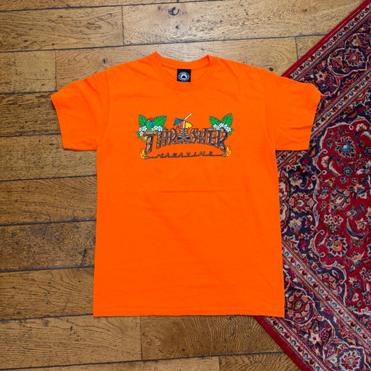 Vintage Thrasher Skate Orange Graphic T-Shirt - S
