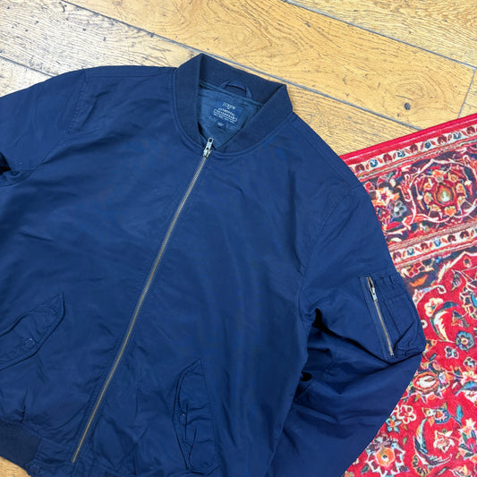 Vintage Navy MA-1 Bomber Jacket - L