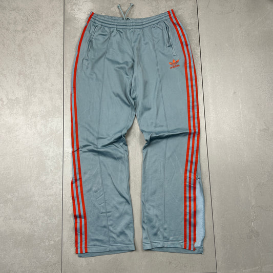 Vintage Adidas Grey Baggy Tracksuit Sweatpants Track Pants Bottoms - S