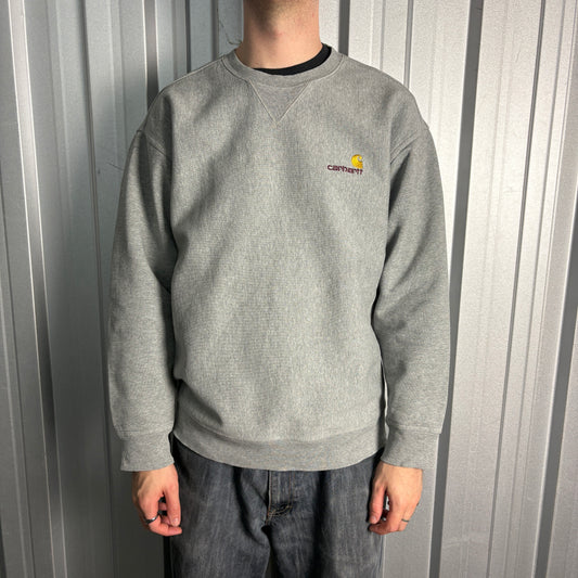 Carhartt WIP Grey Embroidered Sweatshirt - XL