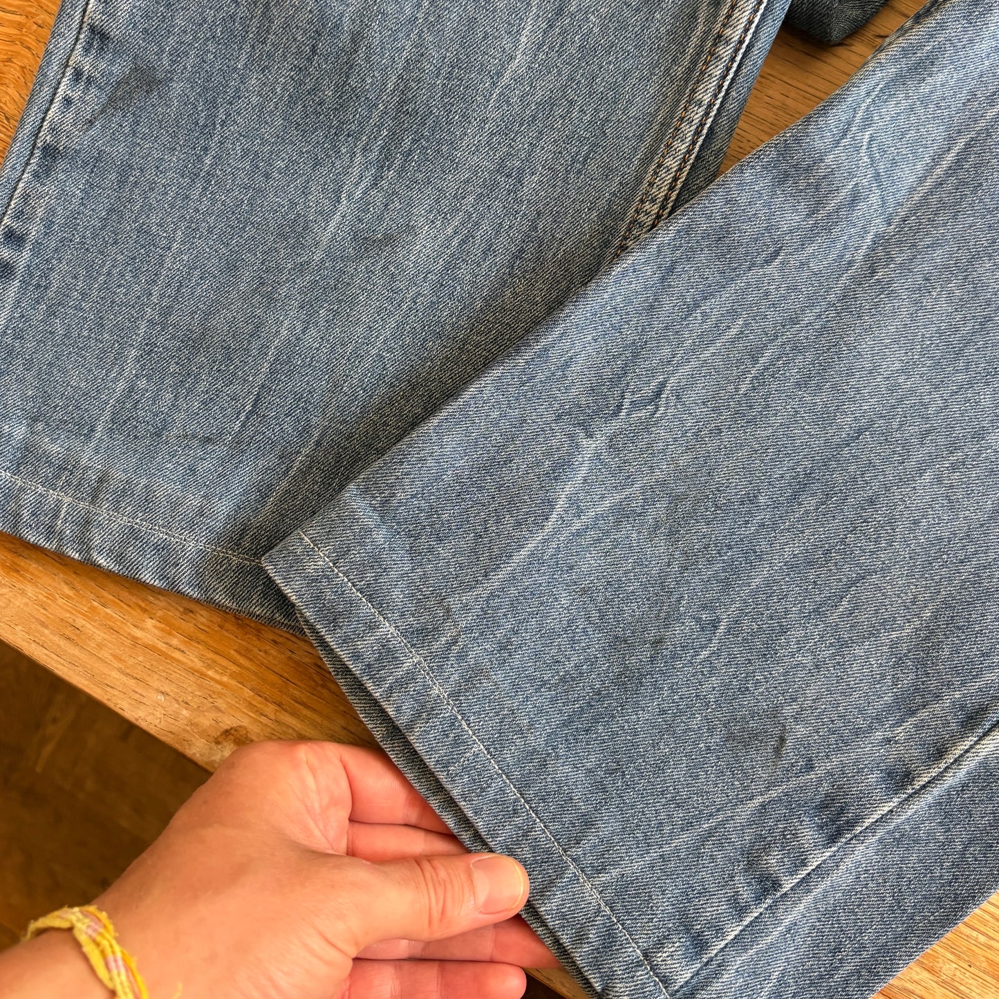 Vintage Levis 514 Straight Blue Denim Jeans - 38S