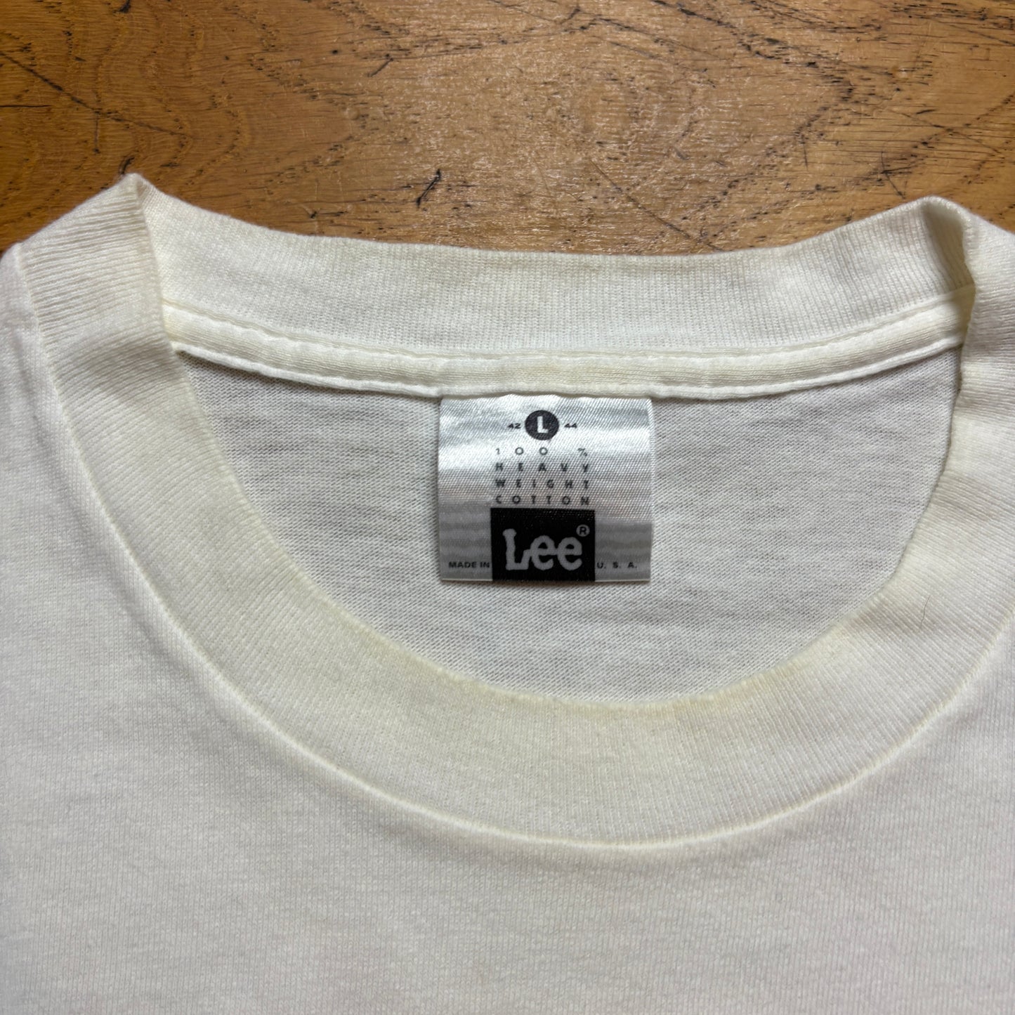 Vintage White Fishing Single Stitch Graphic T-Shirt - S