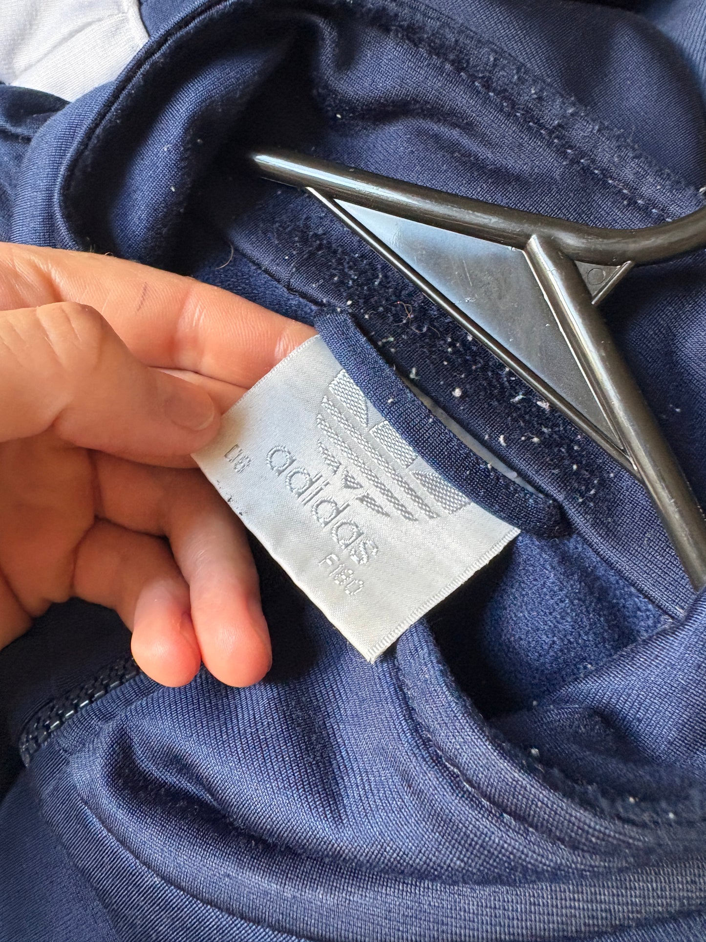 Vintage Adidas Navy 90s Tracksuit Track Jacket - M