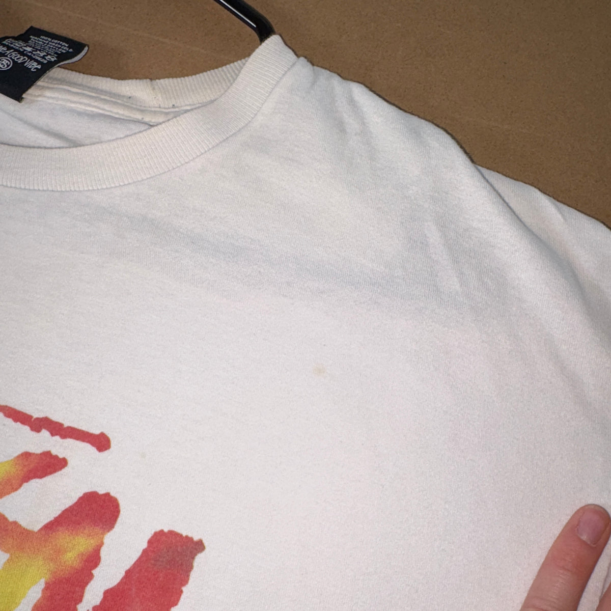 Stussy White Graphic T Shirt - XL