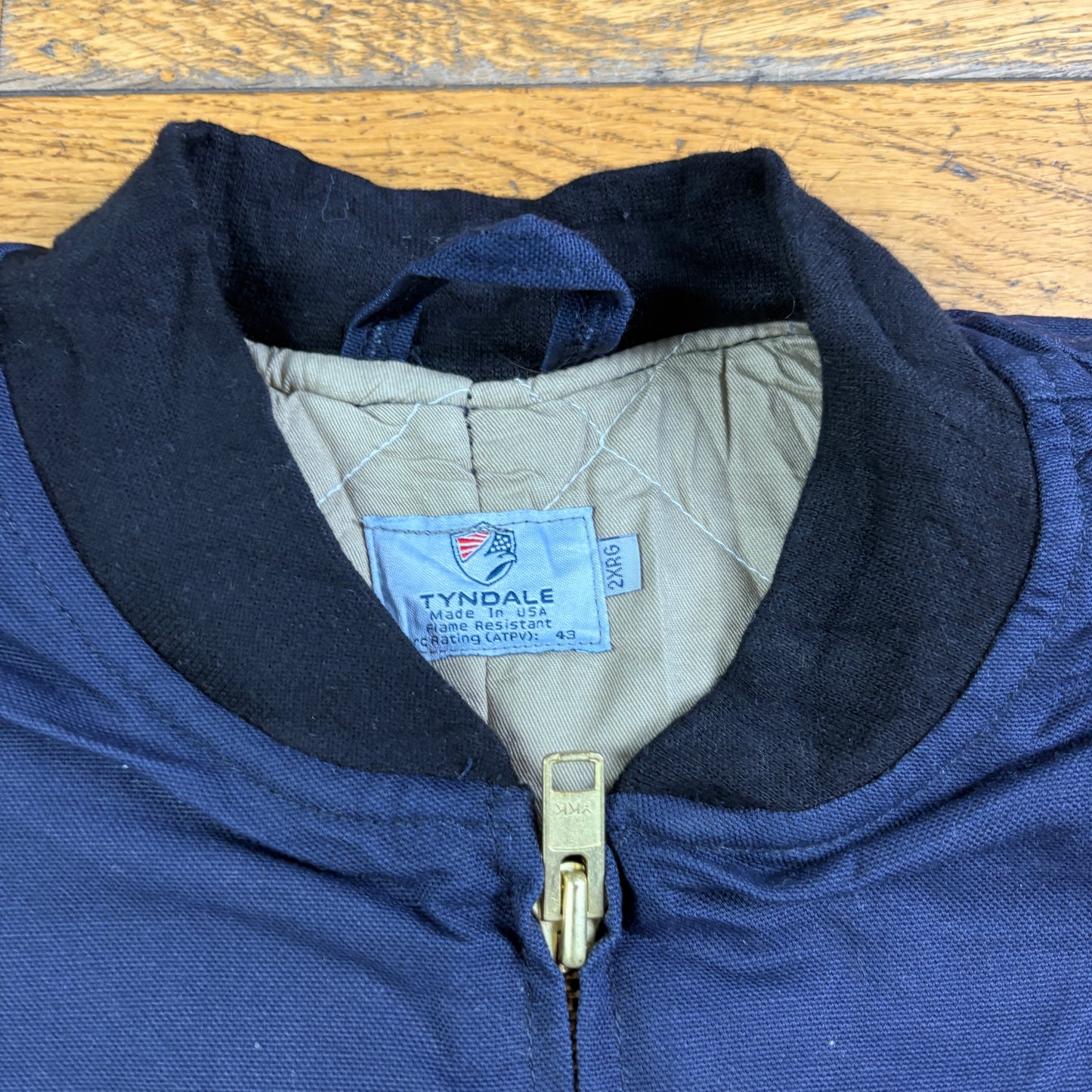 Vintage Navy Gilet Vest Workwear Carhartt Style Jacket - 2XL