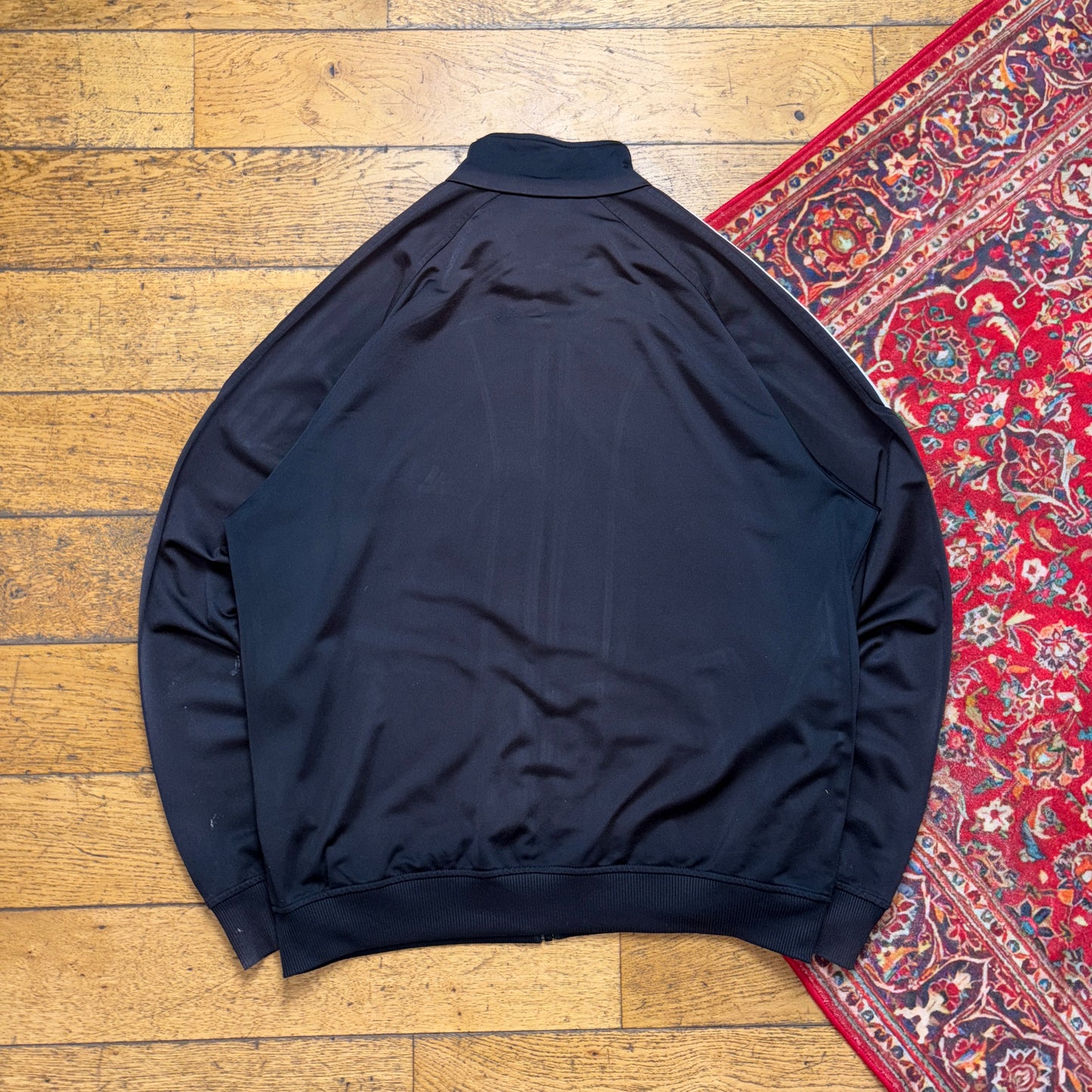 Vintage Adidas Black Y2K Tracksuit Track Shell Windbreaker Jacket - XL