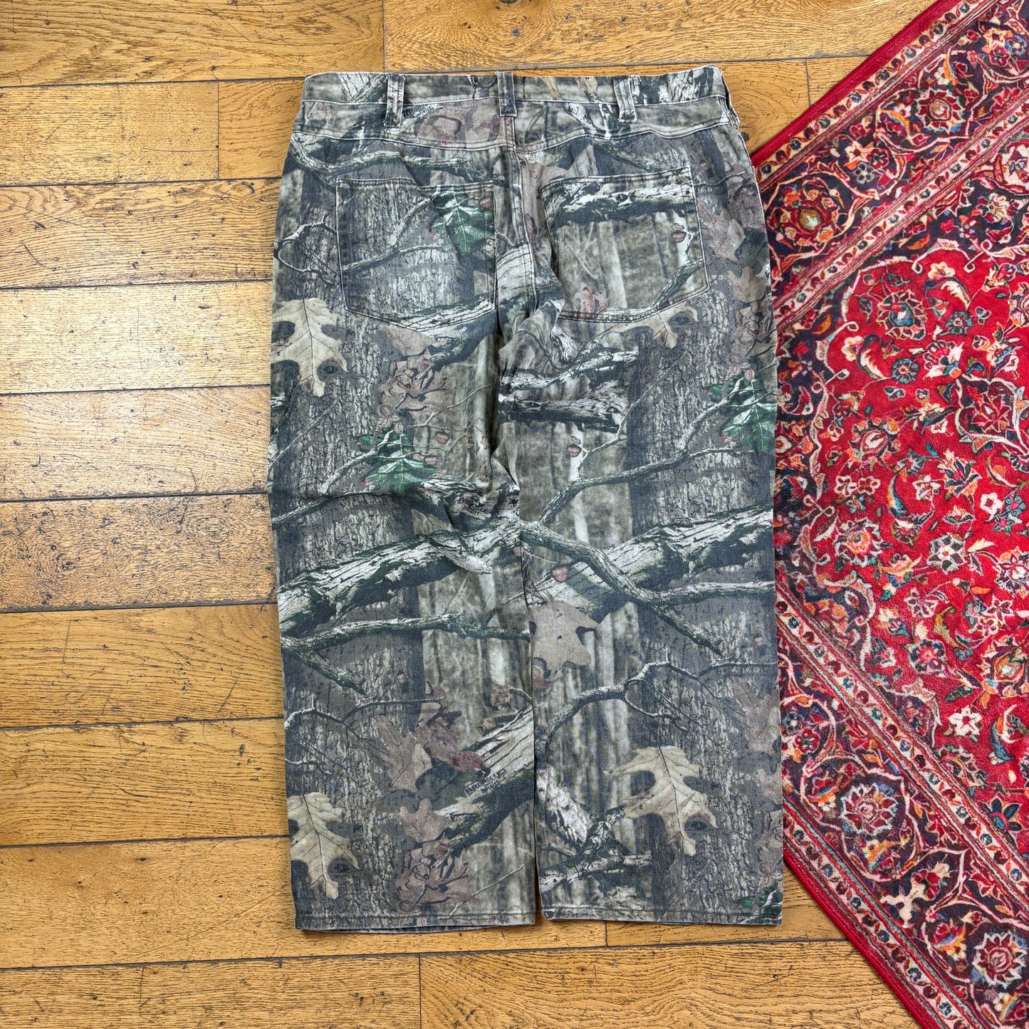 Vintage Real Tree Camo Green Hunting Workwear Trousers - 40