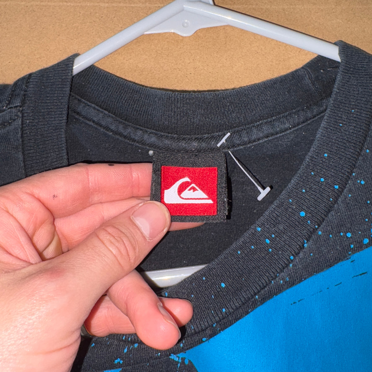 Quiksilver Black Surfwear Y2K Graphic T Shirt - L