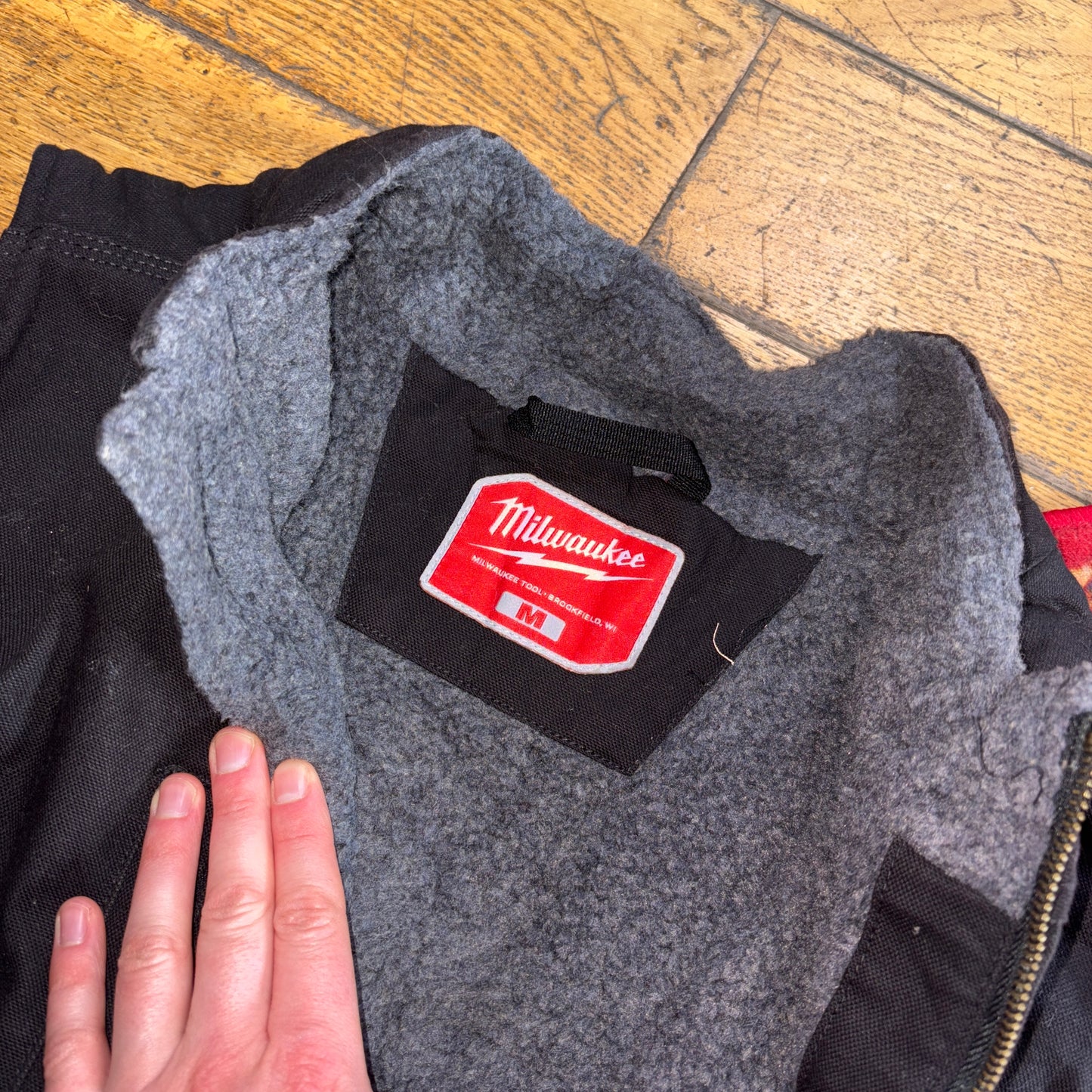 Vintage Milwaukee Black Workwear Carhartt Style Gilet Vest - M