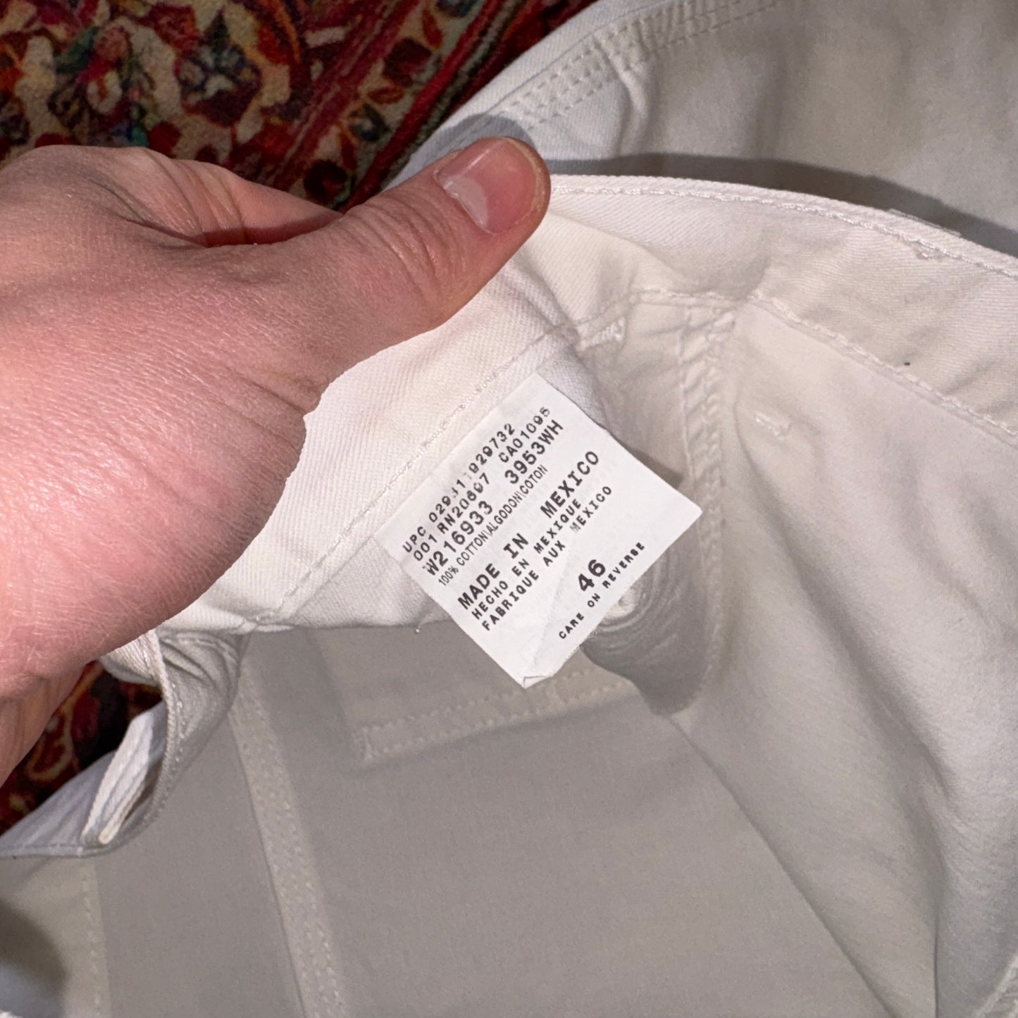 Vintage Dickies Workwear Carpenter White Baggy Shorts - 46