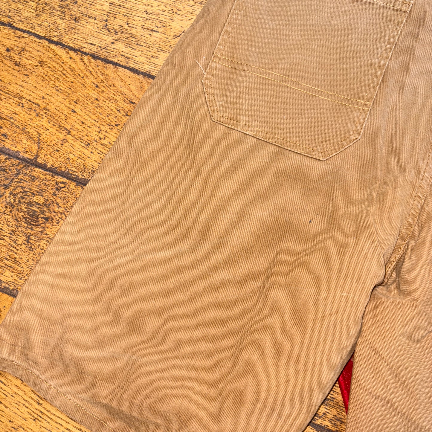 Vintage Dickies Workwear Carpenter Baggy Brown Shorts - 36