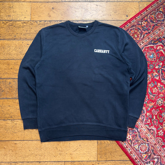 Vintage Carhartt Wip Black Sweatshirt - L
