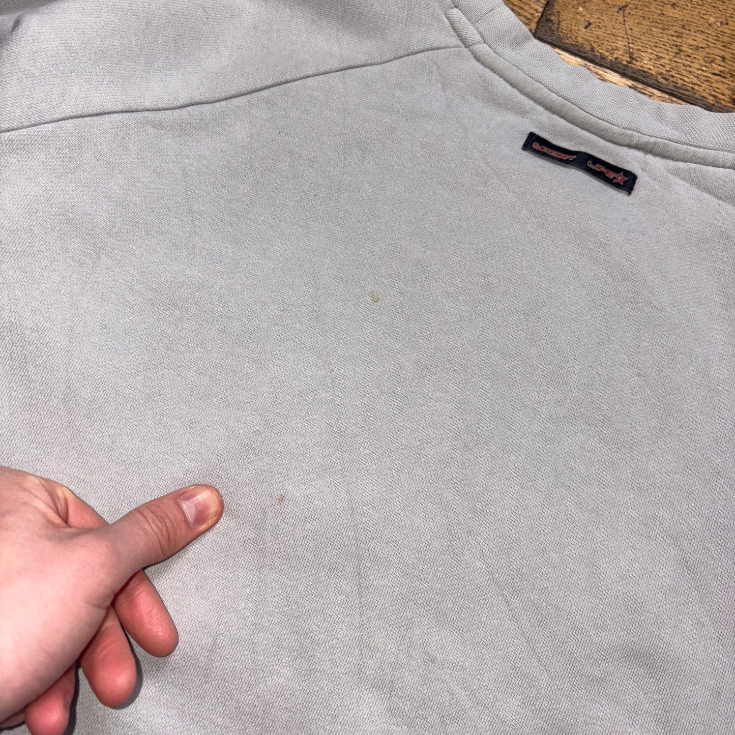Vintage Fila Light Blue Embroidered Sweatshirt - XL