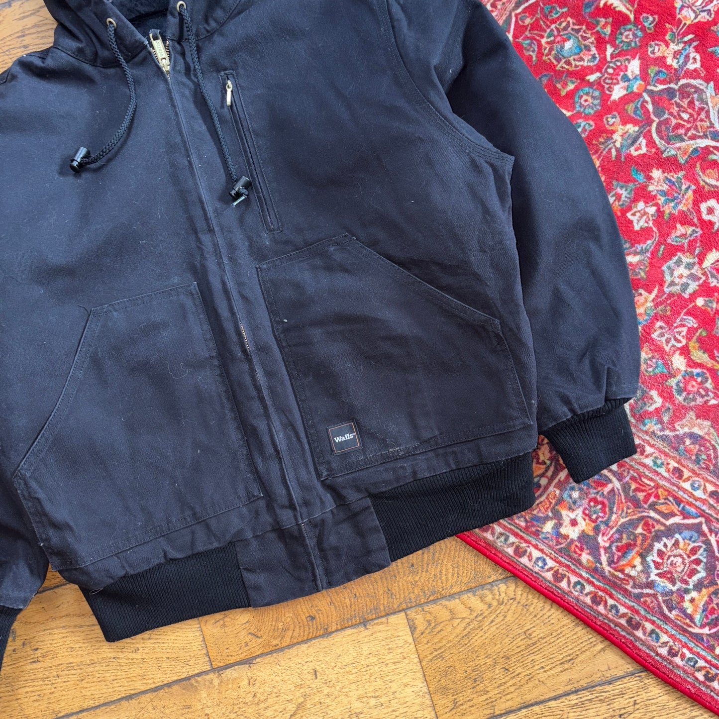 Vintage Walls Black Workwear Carhartt Active Style Jacket - M