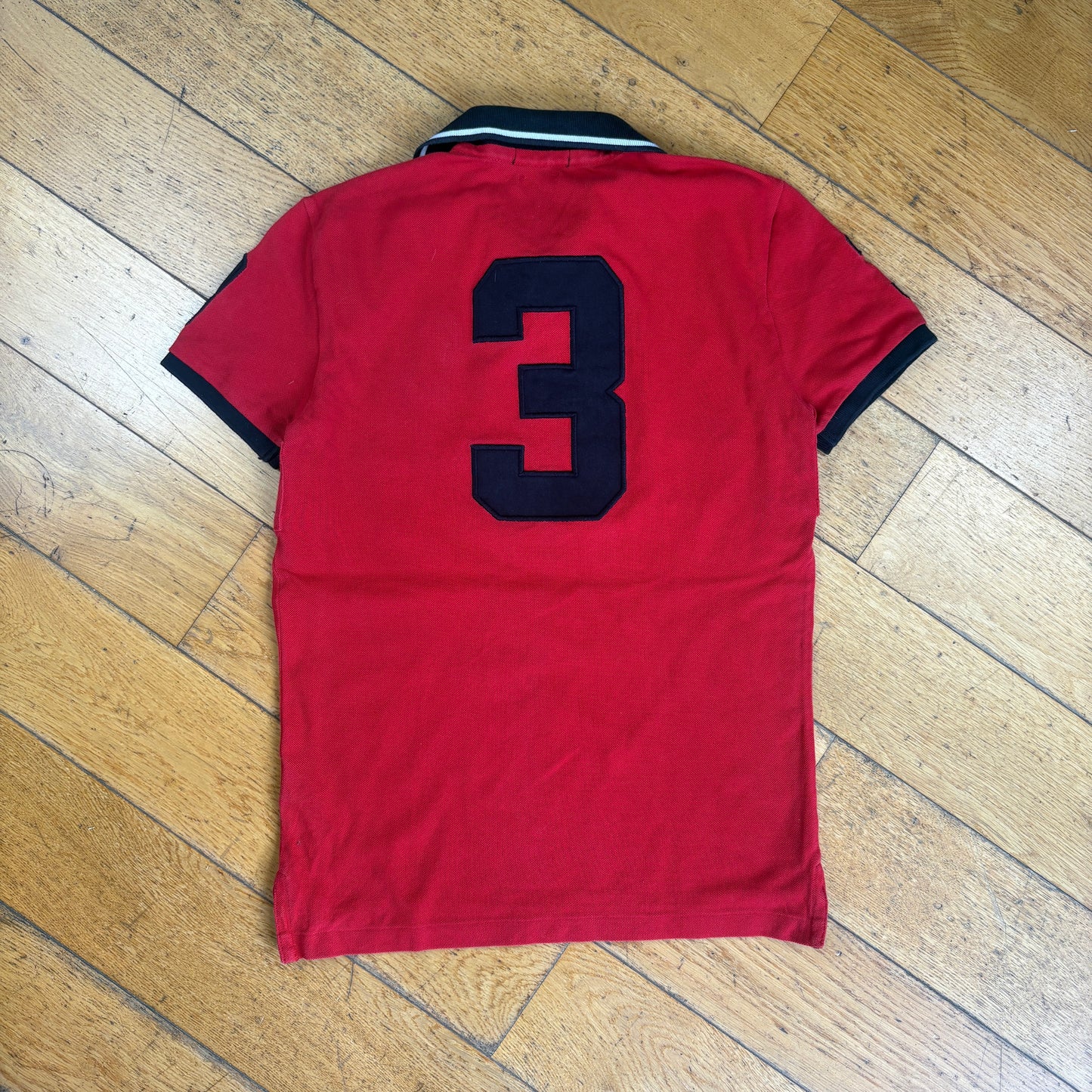 Vintage Ralph Lauren Big Pony Moscow Red Polo Shirt - XS