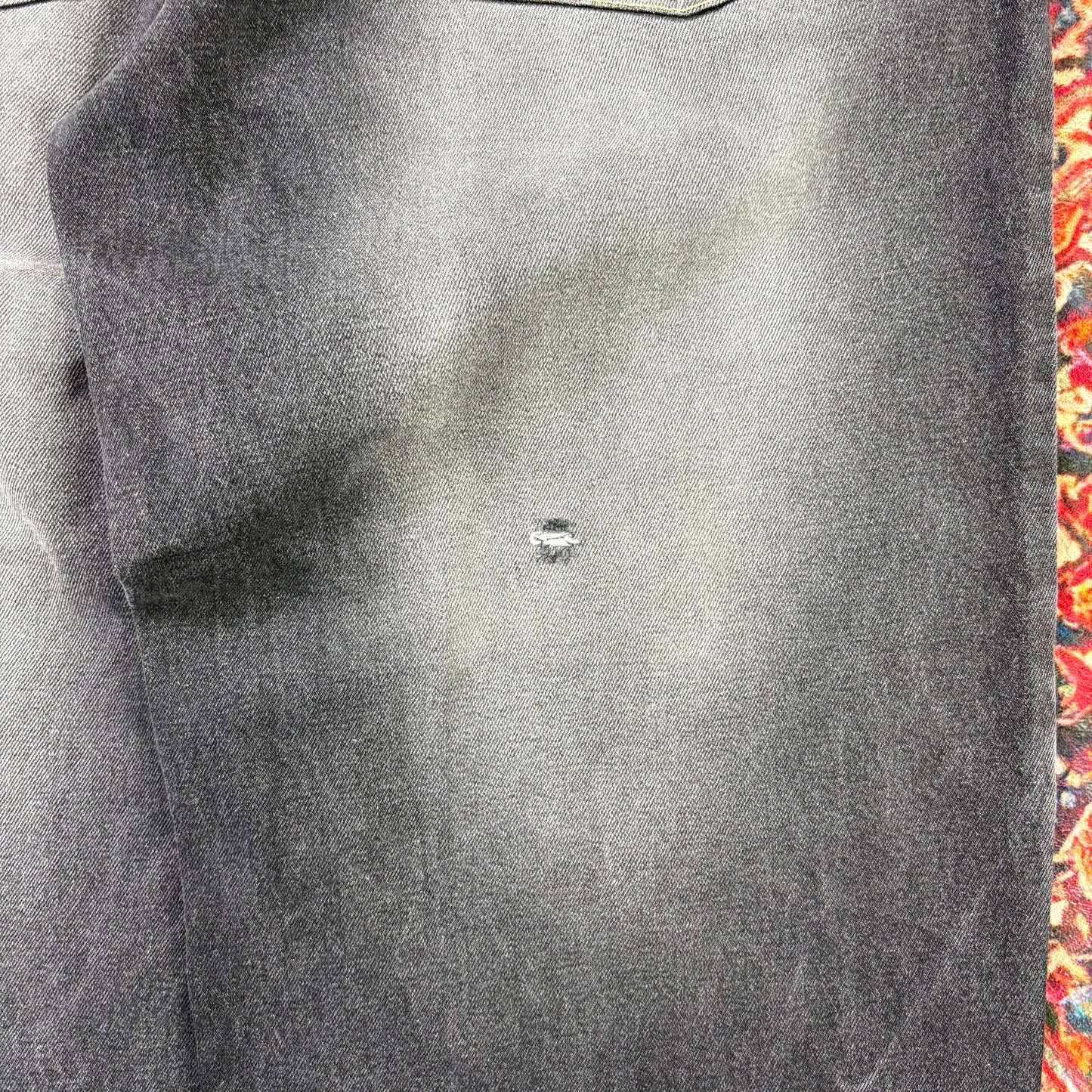 Vintage Webs Black Embroidered Y2K Hip Hop Baggy Jeans - 36