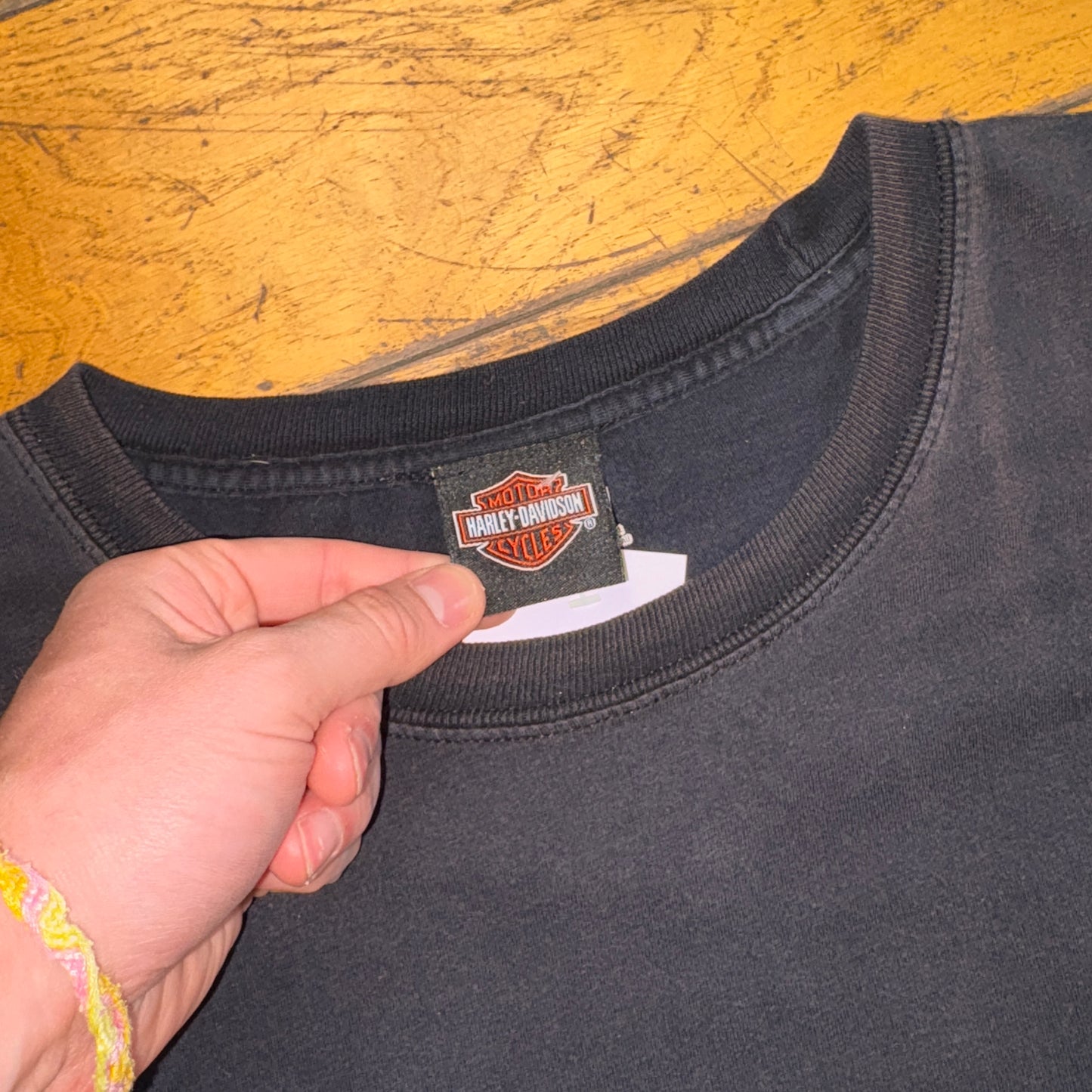 Vintage Harley Davidson Black Graphic T-Shirt - 2XL