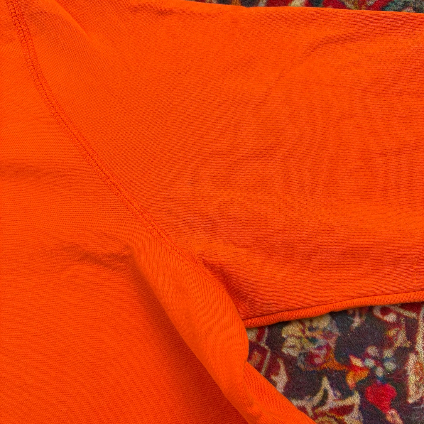 Vintage Nike Barcelona Football Orange Hoodie Embroidered Sweatshirt - M