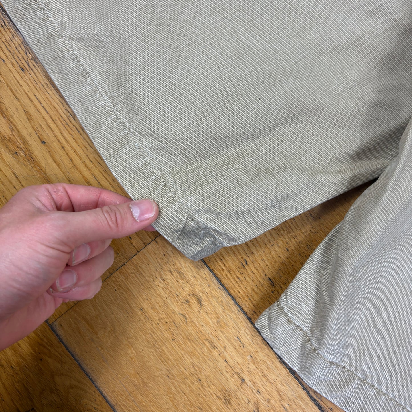 Vintage Carhartt Workwear Cream Baggy Carpenter Shorts - 38