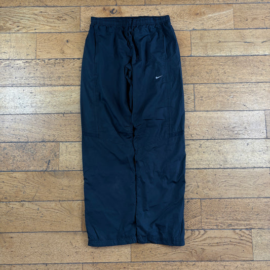 Vintage Nike Black Womens Baggy Tracksuit Sweatpants Track Pants Bottoms - 4/6