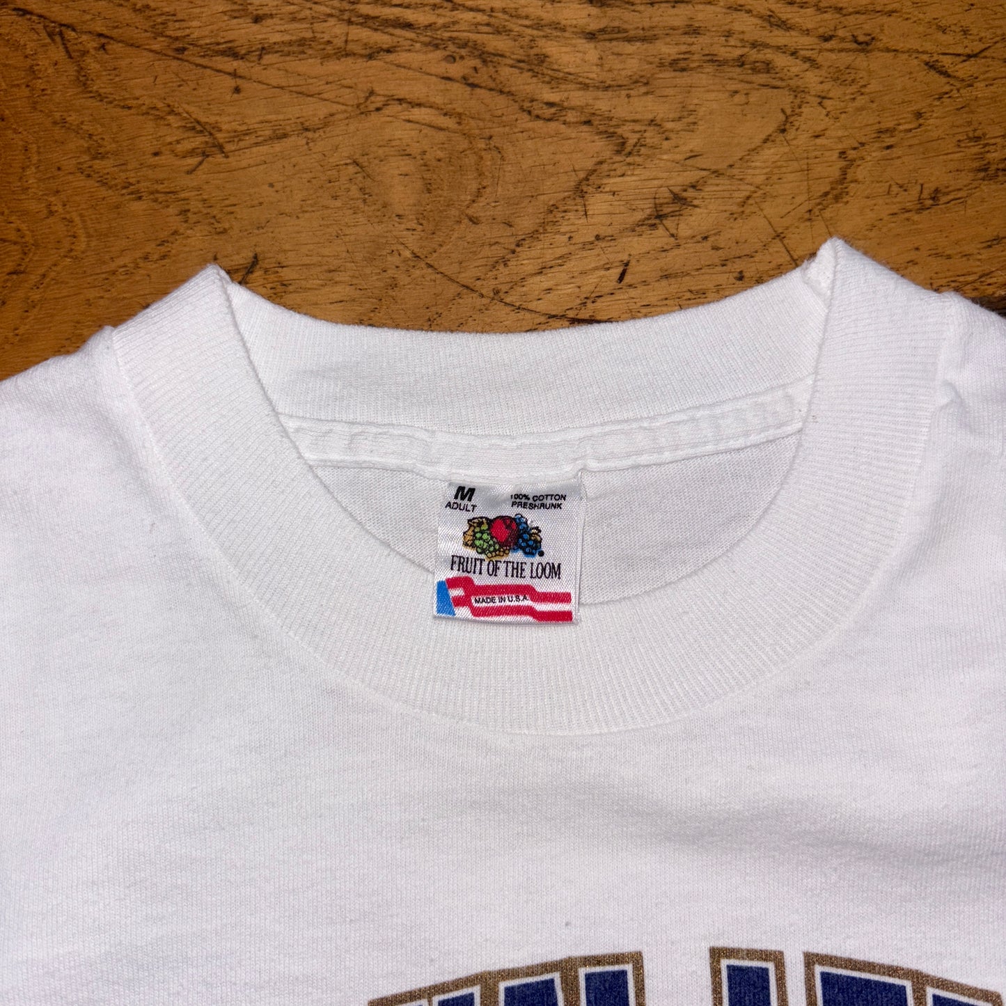 Vintage 1992 MLB Atlanta Braves White Champion Single Stitch Graphic T-Shirt - S