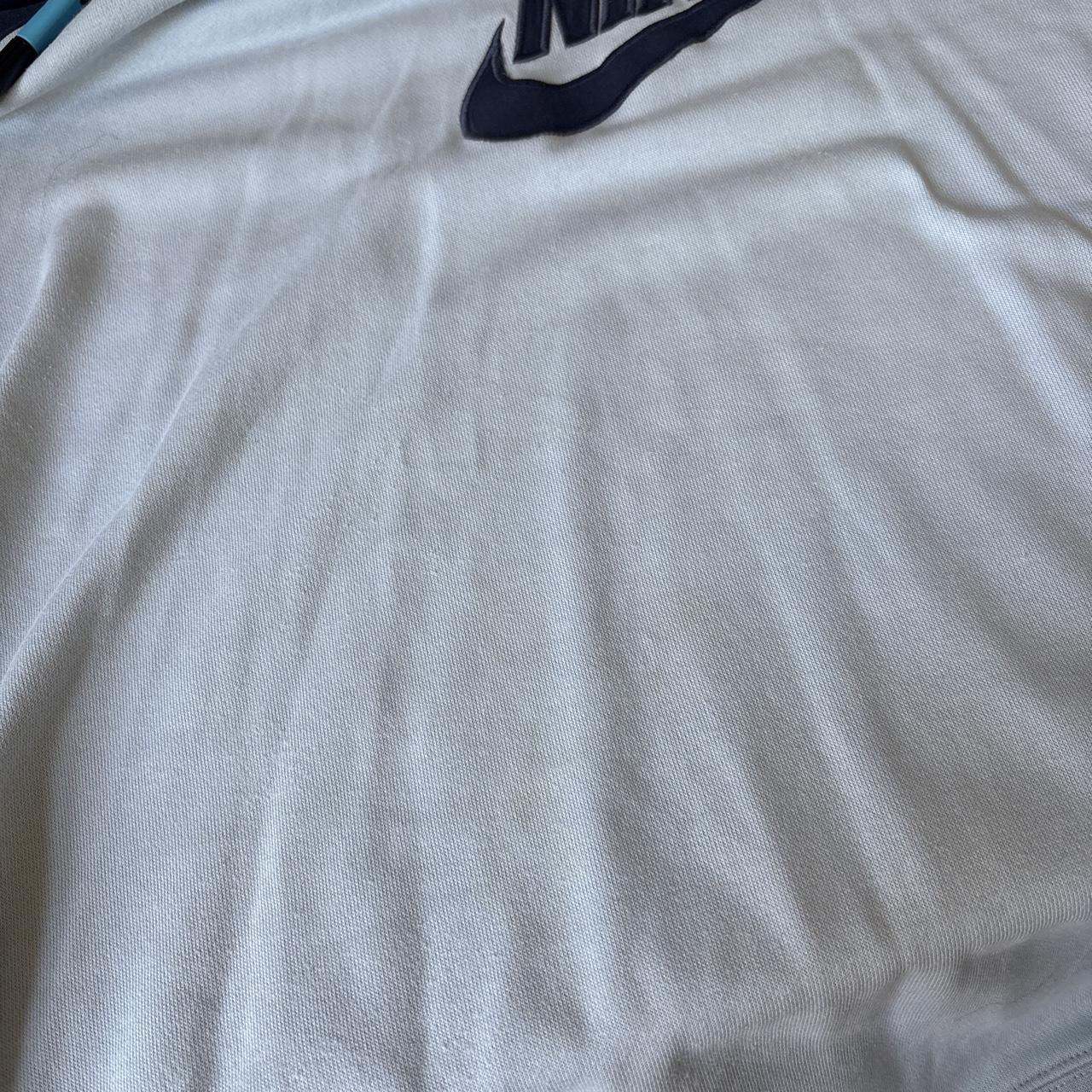 Vintage Nike Y2K Blue Embroidered Sweatshirt - 2XL