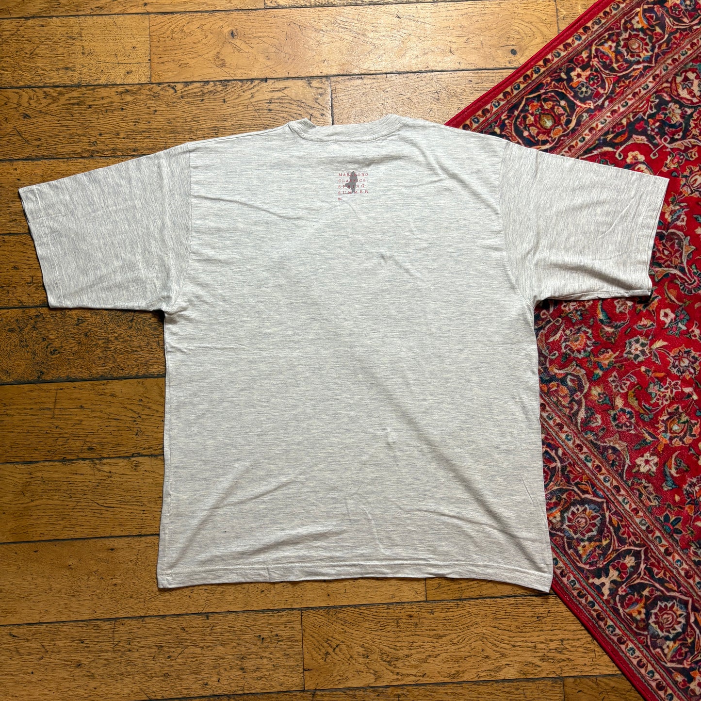 Vintage 1994 Marlboro Classics Grey Motorbike Single Stitch Graphic T-Shirt - L