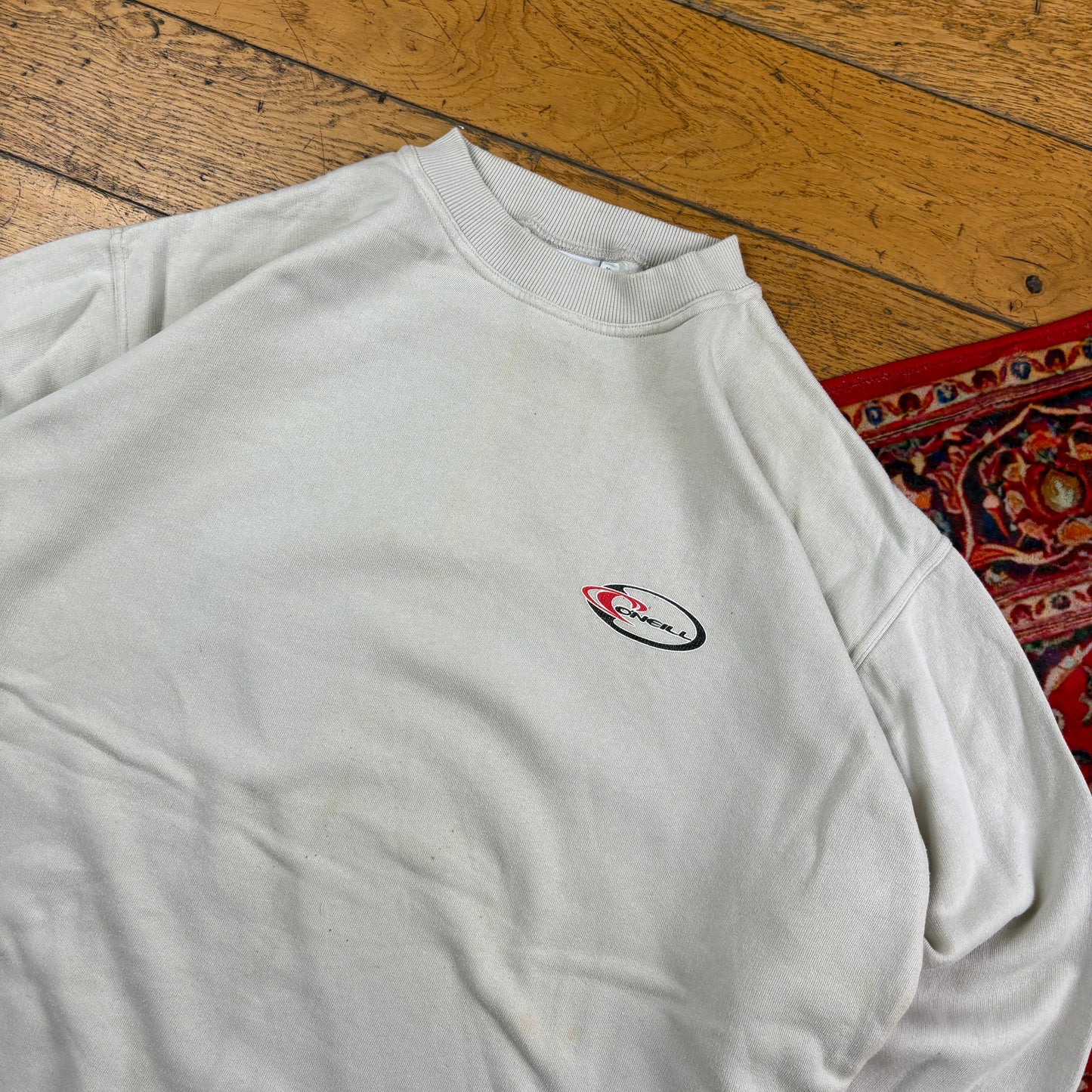 Vintage Oneill Cream Surfwear Sweatshirt - XL