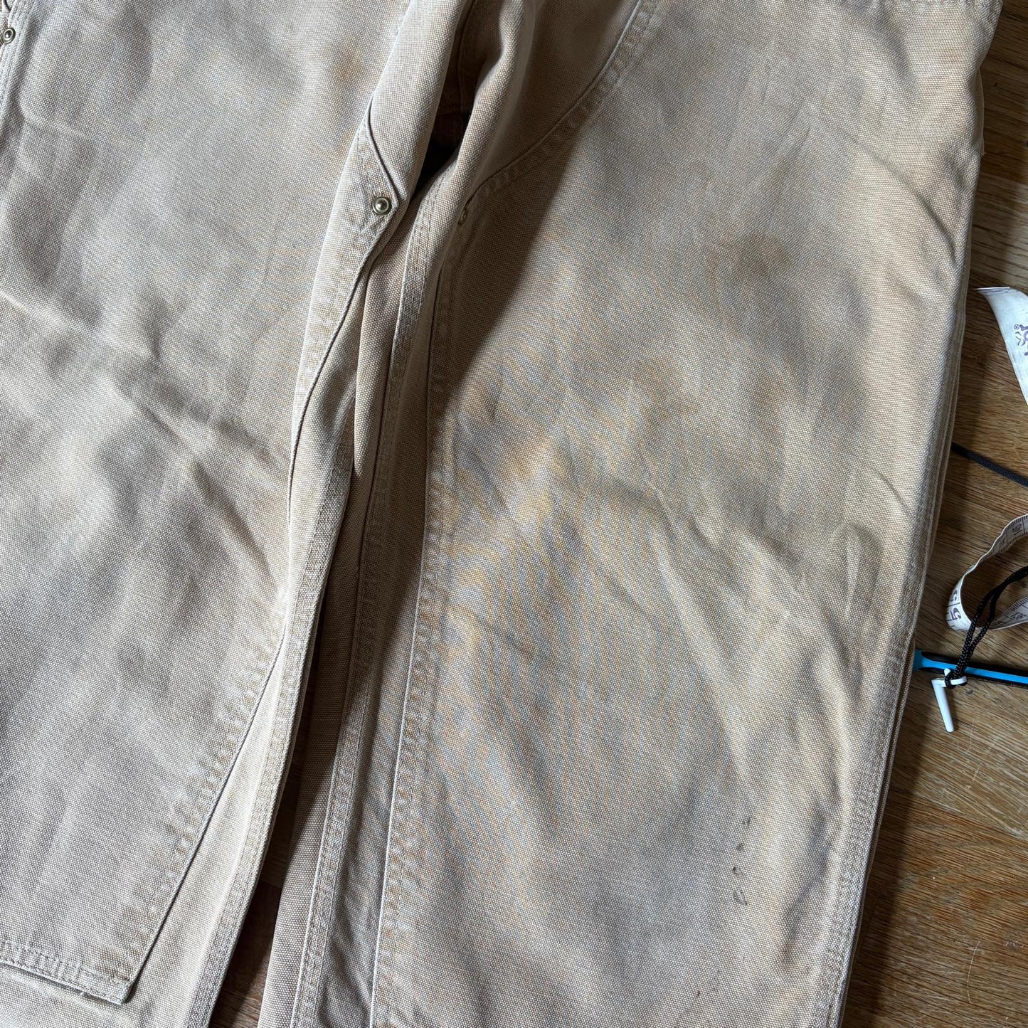 Vintage Carhartt Workwear Brown Double Knee Carpenter Baggy Trousers -