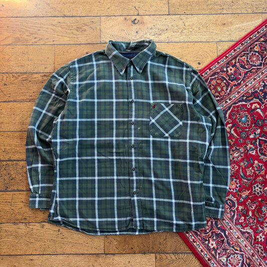 Vintage Marlboro Classics Green Embroidered Shirt - 3XL