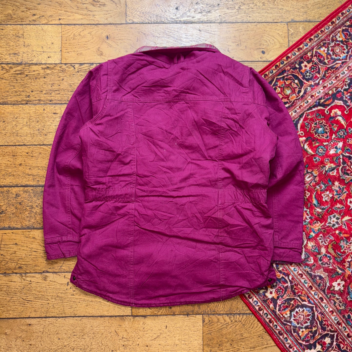 Vintage Pink Womens Workwear Carhartt Style Jacket - L