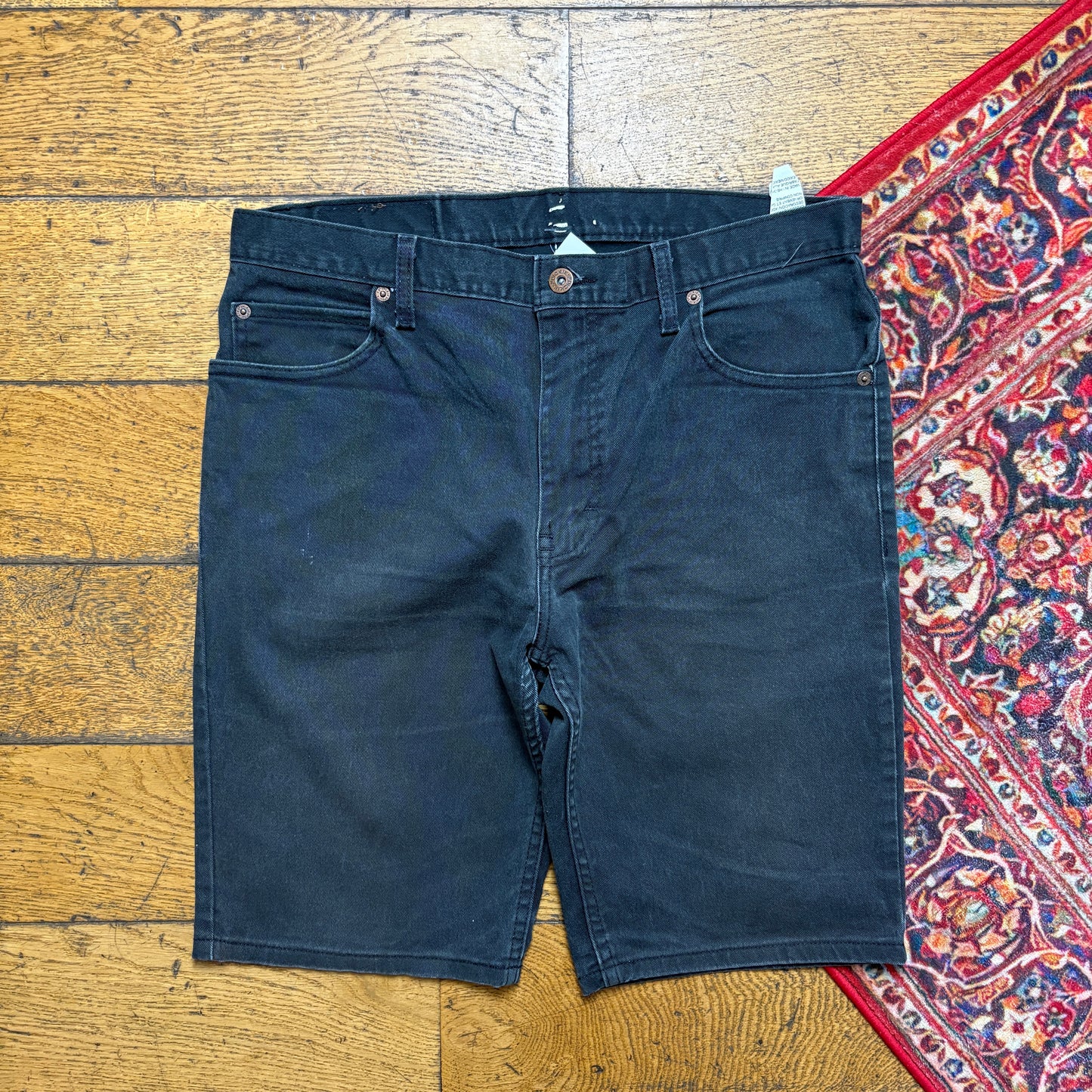 Vintage Dickies Workwear Carpenter Black Shorts - 32