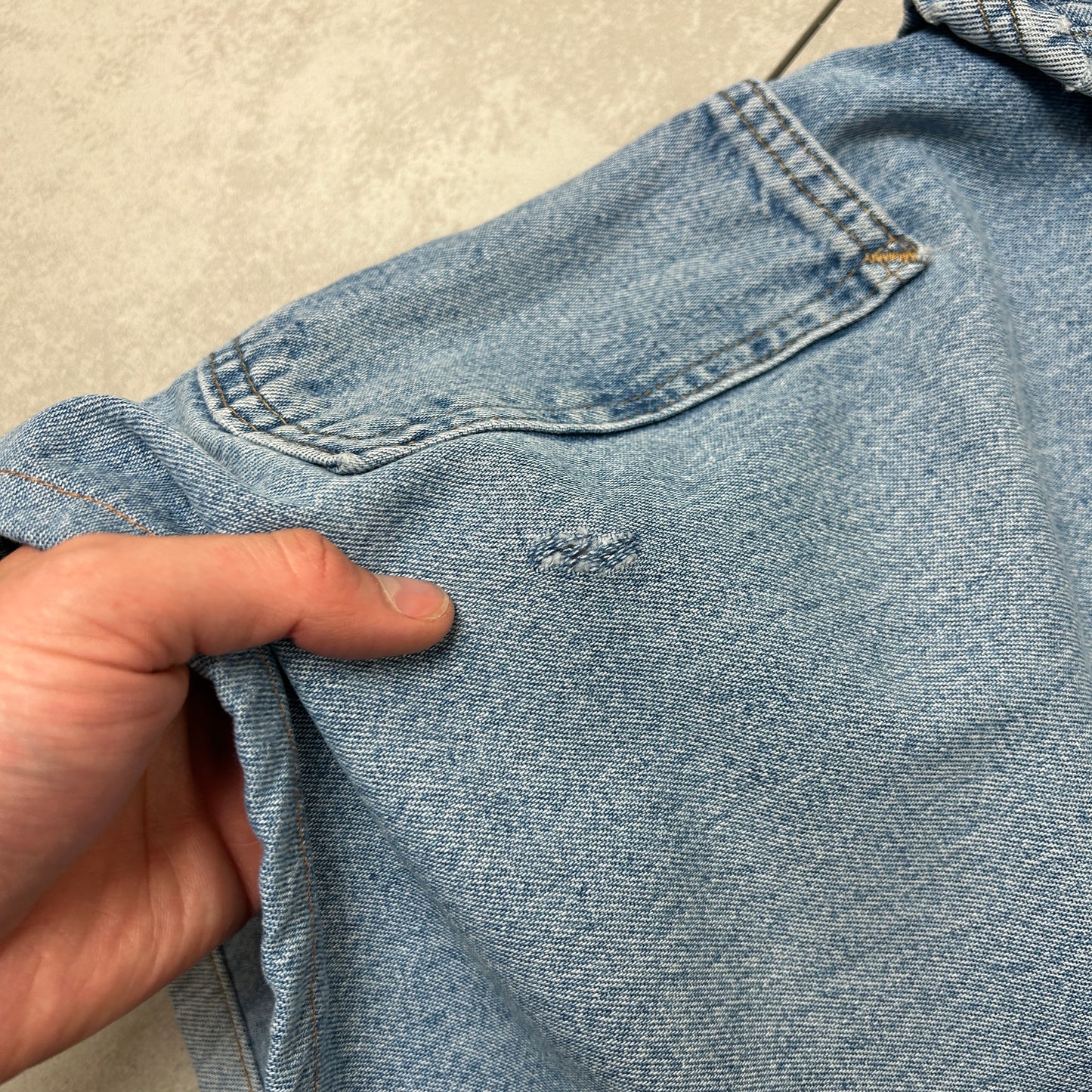 Vintage Carhartt Workwear Baggy Blue Carpenter Shorts - 34