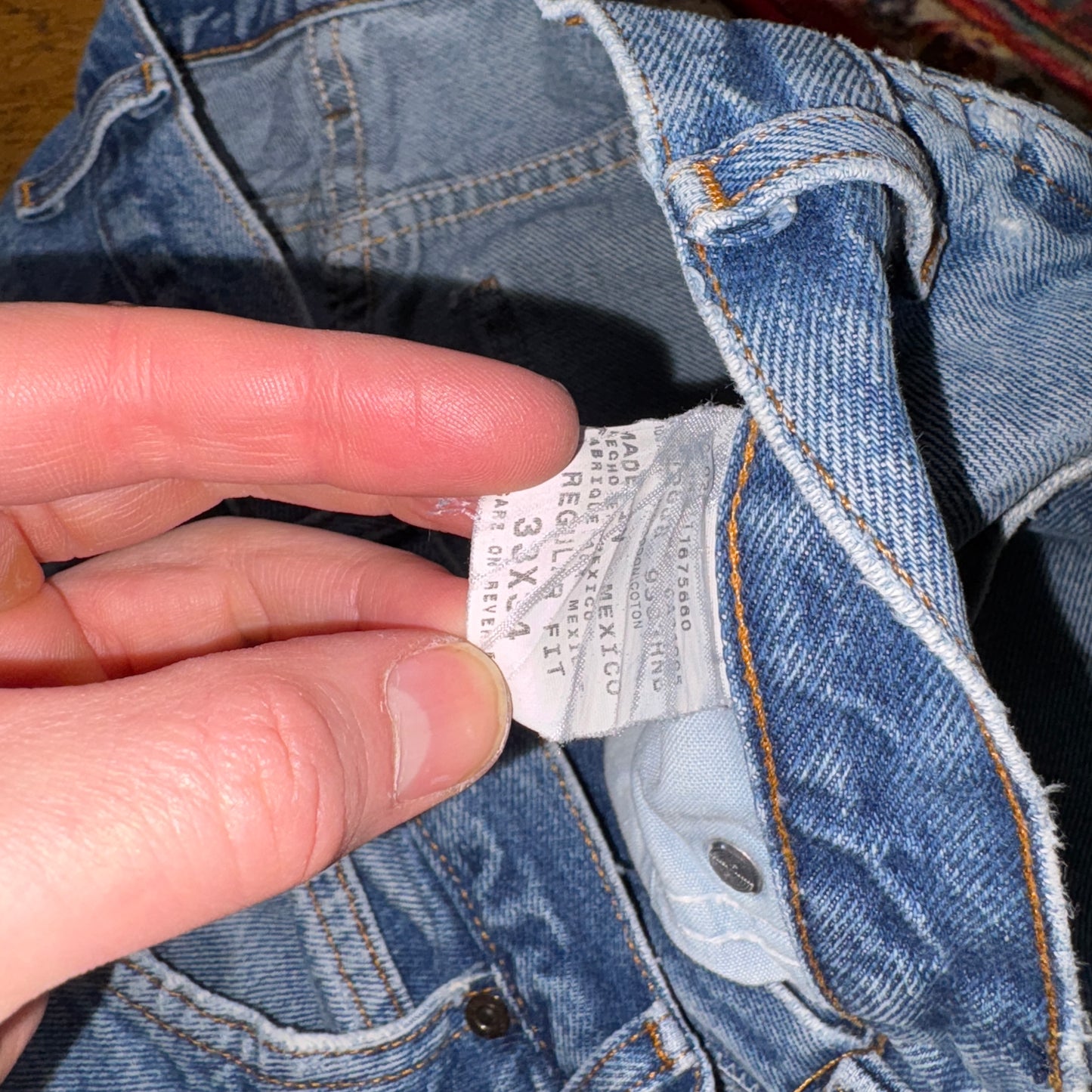 Vintage Dickies Workwear Carpenter Straight Blue Jeans - 33L