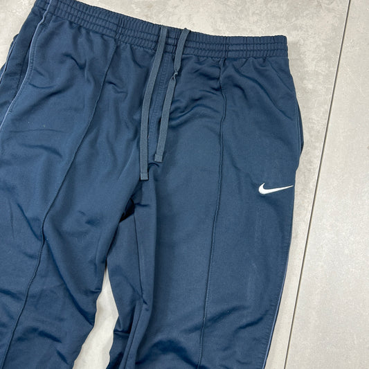 Vintage Nike Baggy Tracksuit Navy Track Pants Bottoms - L