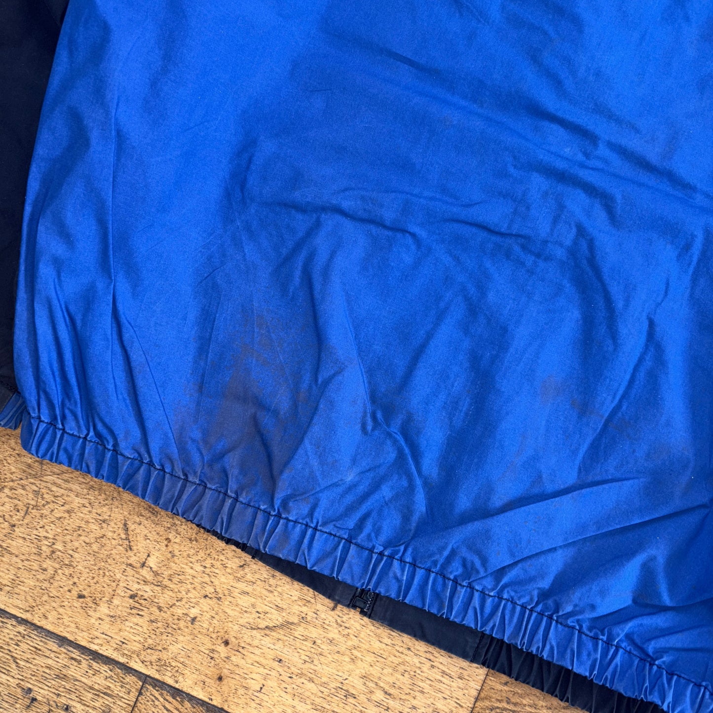 Vintage 90s Ralph Lauren Polo Sport Blue Black Harrington Jacket - L
